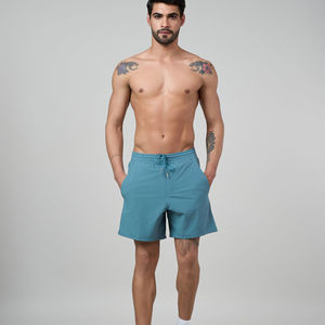 Pantalones cortos deportivos de gimnasio con bolsillos, ropa de entrenamiento activa, para correr, ropa deportiva de verano, de secado rápido, de nailon, novedad de 2025, al por mayor - Product Image 4