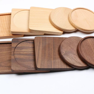 Posavasos de Madera al por Mayor para Bebidas, Grabado Láser, Colores Variados, para Regalo de Oficina - Product Image 4