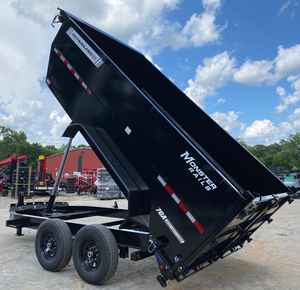 Remorque à benne basculante 7×14 14K 2026, vente en gros, propre, avec treuil télescopique à 5 étages, rails de boîte à outils Monster - Product Image 3