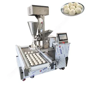 Automatische Dimsum Momo-Knäuel-Ravioli-Herstellungsmaschine Siopao-Herstellungsmaschine industrielle Pao-Maschine gedämpfter gefüllter Brötchen