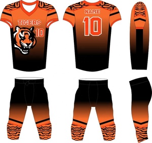 Maillots de football pour adultes à succès en 2026, ensembles personnalisés avec impression numérique, manches courtes, uniformes de football américain imprimés - Product Image 6