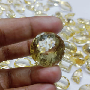 Piedra Preciosa de Citrino Natural de Súper Calidad Hecha a Mano |   Gema Suelta Amarilla Tratada con Calor |   Piedra Limpia Certificada por Terceros 8-25 - Product Image 3