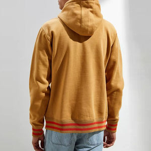 Sweat à capuche en polaire pour hommes lourds avec broderie à motif de flamme de nouveau design et style sweat-shirt à manches longues - Product Image 2