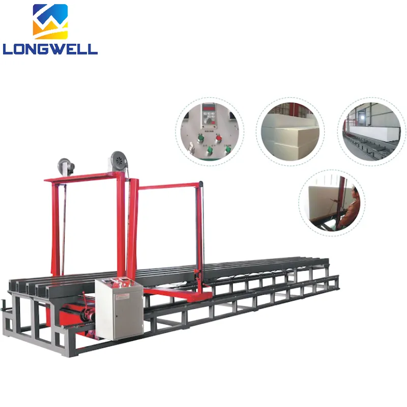 Longwell Horizontal Fully Automatic Polystyrene Hot Wire CNC EPS Foam Plate Cutting Machine