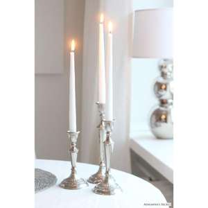 Bougeoir en aluminium fabriqué à la main avec un design magnifiquement détaillé, parfait pour les mariages rustiques célébrations traditionnelles - Product Image 4