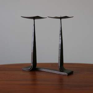 Élégant bougeoir en métal artisanal pour centre de table de décoration intérieure et arrangement d'éclairage de table de soirée romantique - Product Image 6