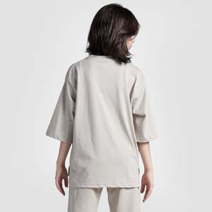 002 Comfy Beige Cotton <b>Shirt</b> Vintage Retro <b>Y2K</b> Style Asymmetrical Collar Button Knitted Short XL for Party Outwear Summer - Product Image 2