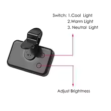 Poche LED Selfie Lumière pour <span class=keywords><strong>IPhone</strong></span> IPad Téléphone Portable Ordinateur Portable Clip Flash Remplir Vidéo Photo <span class=keywords><strong>Ringlight</strong></span> Photographie Lampe - Product Image 4