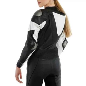 Combinaison de course moto pour femme, coupe-vent et imperméable, haut de gamme, en cuir, vêtements de course automobile avec motif imprimé - Product Image 2