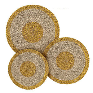 แผ่นรองจาน/แผ่นรองจานไม้ไผ่ผักตบชวาแผ่นรองจานซิลิโคนสำหรับรับประทานอาหารคลาสสิกแบบธรรมชาติแบบยั่งยืนผลิตจาก2024 - Product Image 3