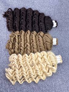 Extensiones onduladas de cabello crudo vietnamita 100% a granel europeo de lujo, estilo de onda suelta, venta al por mayor, cena expresada, peso doble dibujado - Product Image 4