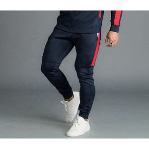 2025 OEM Venta caliente Moda personalizada Hombres Joggers Conjunto de dos piezas Bloque de color Chaqueta con capucha para los hombres Chándal - Product Image 4