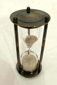 Art Deco Anniversary Hourglass Timer Handmade Glass Hour Glass Sand Timer Home Decor Children's <b>Gift</b> for <b>Birthday</b> - Product Image 5