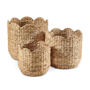 Handwoven Natural Seagrass <b>Large</b> Round <b>Basket</b> for Kitchen Bathroom Clothing Storage for Home & Hotel Use - Product Image 3