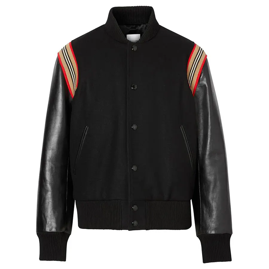 Custom Letterman Varsity Jacket Baseball High Quality Leather Sleeve Jacket Men Varsity Jacket For Men