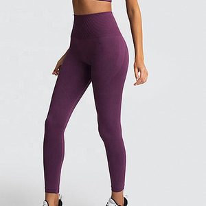 กางเกงวิ่งสำหรับผู้หญิงกางเกงวิ่งออกกำลังกายเอวยางยืด - Product Image 2