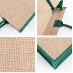 Ecohaven ถุงผ้าปอกระเจาซักได้เป็นมิตรต่อสิ่งแวดล้อมย่อยสลายได้ตามธรรมชาติใช้ซ้ำได้สำหรับร้านค้าปลีกและของแจกฟรีขององค์กร - Product Image 5