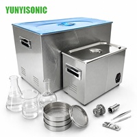 Yunyisonic Laboratory Ultrasonic Cleaning Machine Adjustable Frequency for Oil Films Fine Powders and Particle Contamination CE