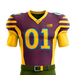 Uniforme de football américain de la meilleure qualité Conception personnalisée du meilleur uniforme de football américain en polyester - Product Image 3