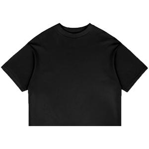 Camiseta Larga de Manga Media con Cuello Redondo y Bordado para Mujer, Talla Grande, 100% Algodón Orgánico, Transpirable, Ecológica, Informal - Product Image 2