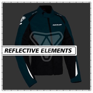 Chaqueta deportiva impermeable y ligera aprobada por la CE para hombre, textil transpirable, para todas las estaciones, para montar en moto, opciones de talla grande - Product Image 2