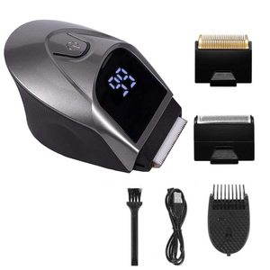 Tondeuse à cheveux électrique sans fil rechargeable et étanche, kit de coupe de cheveux pour hommes, tondeuse à cheveux pour le soin de la tête, alimentée par batterie - Product Image 3