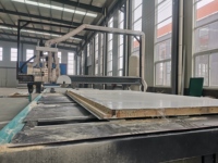 SUNTEC. XPS EPS OBS SIP panneau composite coupe 5 axes cnc routeur machine avec scie