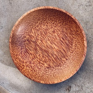 Assiettes jetables rondes en bois de coco écologiques, plats à dîner, bols, assiettes, vaisselle en bois compostable - Product Image 4