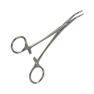 Pinzas Kelly Curvas de Precisión, Acero Inoxidable Plateado, Pinzas de Bloqueo Manual, Certificación CE Clase II para Uso Médico y Dental - Product Image 3