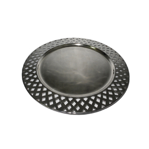 2025 assiette de service décorative moderne pour aliments et Dessert forme ronde Design élégant assiette de chargeur de table pour les fêtes et le mariage - Product Image 2