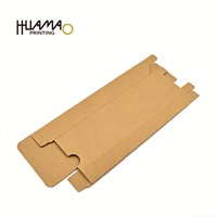 Boîte pliable en papier kraft recyclable et écologique Huamao, à fond automatique, emballage personnalisé imprimé pour les bâtonnets de café, les jus et les poudres