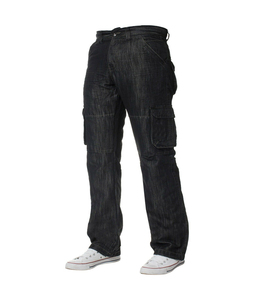 Pantalones Cargo Hombres Pantalones Algodón Muchos bolsillos Estiramiento Flexible Hombres Pantalones Casuales - Product Image 4