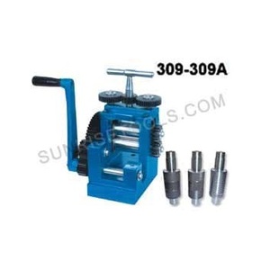 Mini Rolling Mill with 7 <b>Rolls</b> of Size 3" X 1.5/8" Supplied with High Quality SS Gears & Wheels for Jewelry <b>Tools</b> - Product Image 2