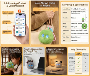ตุ๊กตาอัจฉริยะ Smart AI Desk Buddy พร้อม ChatGPT และ Grok-3 ในตัว หุ่นยนต์เพื่อนคู่ใจ AI จำลองเสียงพูด สำหรับเด็กและผู้ใหญ่ - Product Image 4