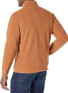 Veste de survêtement en polyester pour hommes avec logo personnalisé survêtements de sport athlétiques à fermeture éclair veste à blocs de couleurs pour hommes - Product Image 4