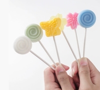 Moule en silicone écologique Xinguo pour bonbons et sucettes, 8 cavités, pour chocolat et biscuits, vente en gros, direct usine, compatible lave-vaisselle, pour gâteaux