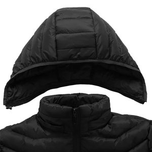 OEM 5V <b>Body</b> <b>Warmer</b> Jacket 2 4 9 Smart Heating Clothes <b>Hooded</b> Usb Safety Work Ski Hunting Men Winter Outdoor Heated Men's Jackets - Product Image 5