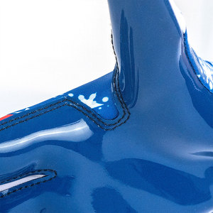 Guantes de Fútbol Americano Personalizados Ecológicos de Alta Calidad para Receptores, Diseño de Dedos Completos, Agarre de Látex, Colores y Logotipo Personalizables - Product Image 3