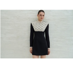 Vestidos Casuales Más Vendidos ODM NACII MINI DRESS Vestidos Casuales de Mujer con Encaje de Cristal Ecológico y Cristales Brillantes - Product Image 1