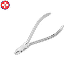 Pince orthodontique Aderer courte conception à triple pointe 13 cm outil de précision en acier inoxydable - Product Image 4