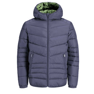 Veste d'hiver ultra-légère pour homme, coupe-vent, matelassée, vêtement d'extérieur, manteau léger, isolé, col montant - Product Image 1