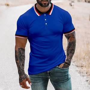 Camisetas Polo Lisas Casuales al por Mayor con Logotipo Personalizado Bordado, 100% Algodón, Camiseta Polo Simple para Hombre - Product Image 4