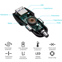 Chargeur rapide pour voiture 48W A+C QC3.0 PD, adaptateur USB pour voiture, prise allume-cigare