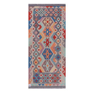 Alfombra Kilim de Maimana, Afganistán, 198 x 87 cm, Alfombras y Juegos de Alfombras - Product Image 1