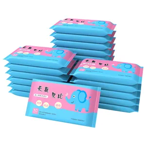 Small Package 10 pcs Baby Wet Wipes Professional Manufacturer Wet Wipes for Baby