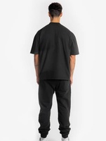 T-shirt Homme 100% Coton Tricoté Teint Fil à Fil Long Oversize Style Urbain Respirant Écologique Anti-Boulochage Personnalisé Premium