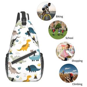 Sublimación personalizada Ligero Una Correa Mochila de pecho Unisex Sling Crossbody Bolso de hombro Diseño de mensajero en todos los colores - Product Image 2