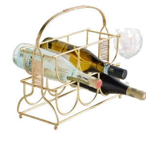 ชั้นวางขวดไวน์สำหรับบาร์ปาร์ตี้ชั้นวางไวน์โลหะปรับแต่งได้สำหรับเฟอร์นิเจอร์ในบ้าน - Product Image 6