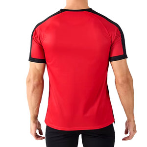Camiseta de Fútbol de Manga Corta Ligera 100% Poliéster, Secado Rápido, Transpirable, Diseño Personalizado, Uniforme de Fútbol, Venta al Por Mayor, Último Modelo - Product Image 4
