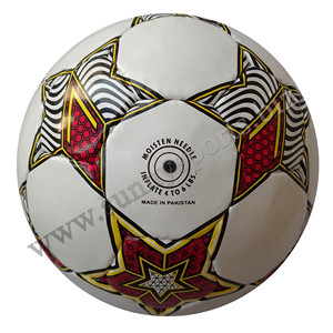 Balón de fútbol impreso personalizado al aire libre tamaño 5 sintético PU laminado tamaño oficial juego de pelota de fútbol para entrenamiento de partidos - Product Image 4